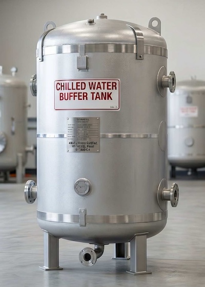 Custom Chilled Water Buffer Tank