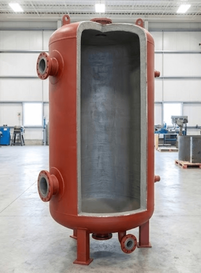 Vertical Cement Lined Tank